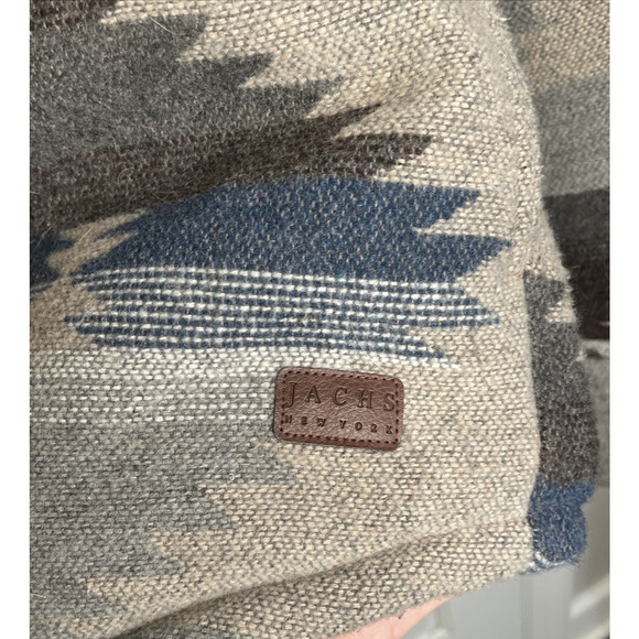 Jachs New York Men's Barn Shacket Sz XL Sherpa Lined Wool Blend Aztec Chore - Picture 6 of 15